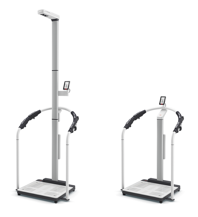 SECA mBCA 554 medical body composition analyzer with handrail and ultrasonic height measurement at The T Room